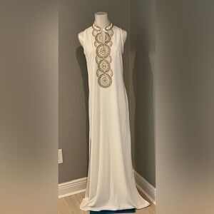 JANE RESORT WHITE Lilly Pulitzer Dress FULL LENGTH MAXI NWT 0 2 4 Embroidery